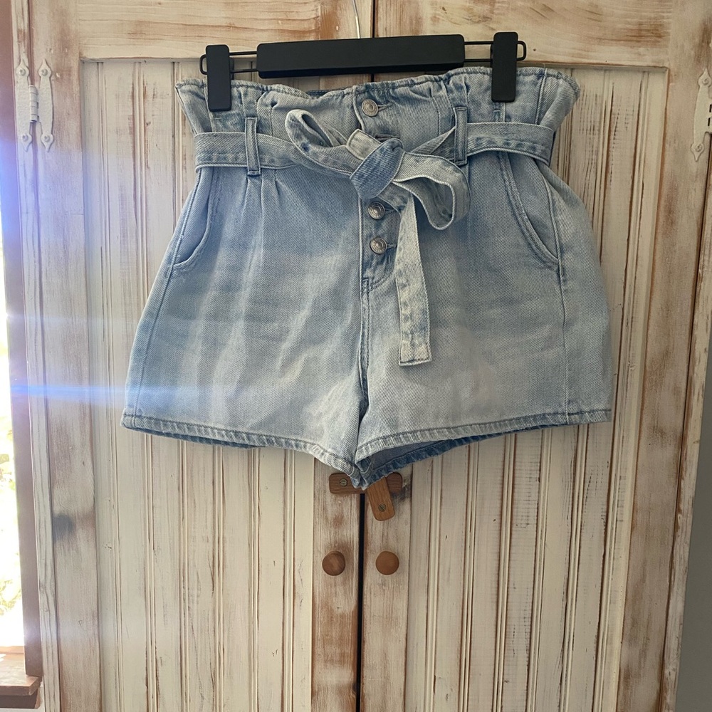 American Eagle Outfitters Blue High Waist Shorts